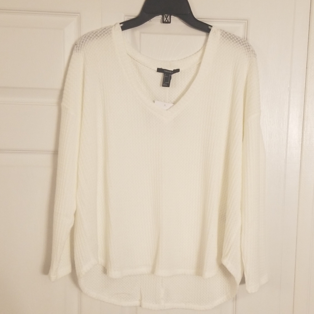 Soft white sweater